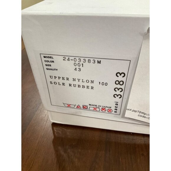 SACAI Pockets Slides in Black 43 10 New With Box Mens Sandals - Picture 15 of 16